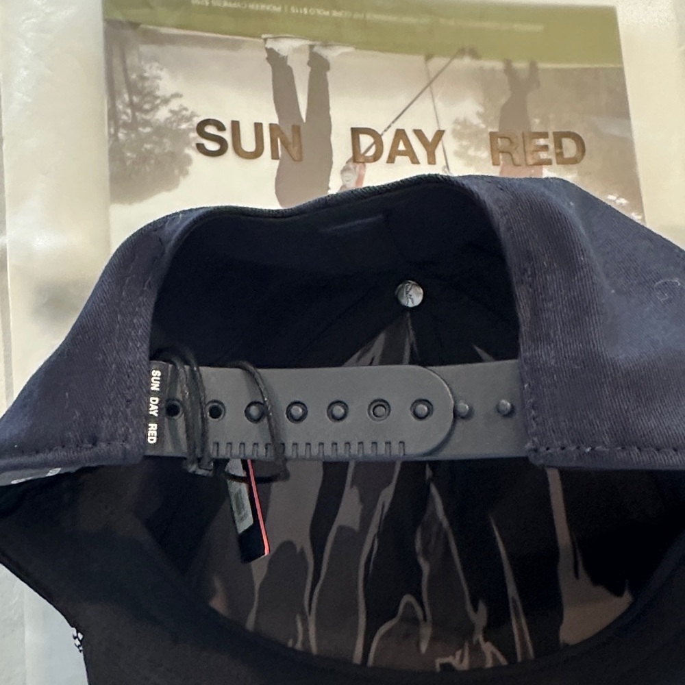 SUN DAY RED- Navy Performance Rope Hat - Picture 5 of 5